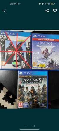 Vand jocuri PS4 , Horizon Zero Dawn si Assassin's Creed Syndicate