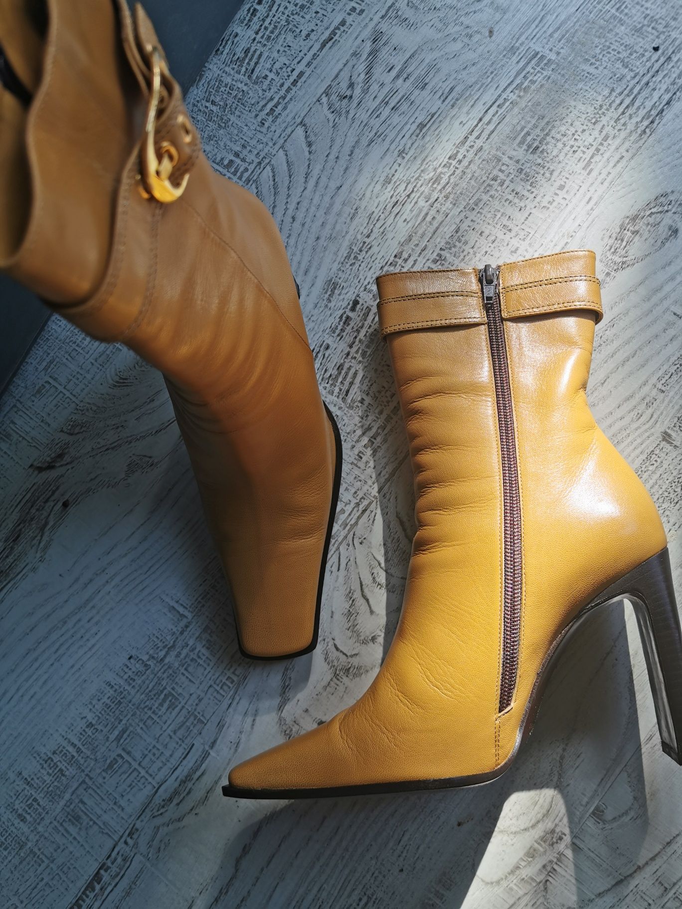 Botine de piele Casadei