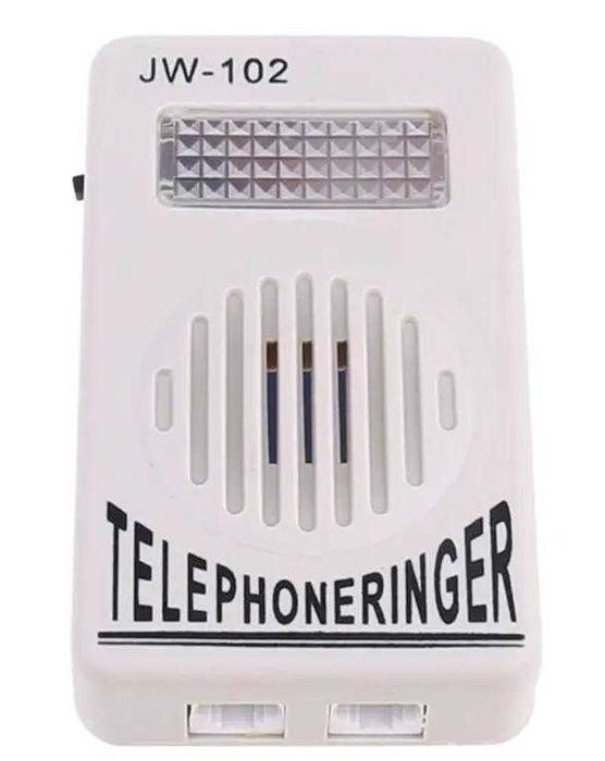 Стационарен Телефон Светлинно Звукова Алармена Система Глухота Звънец