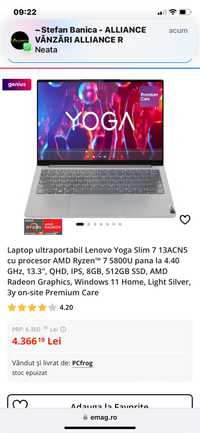 Laptop Lenovo Yoga