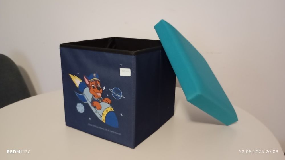 Paw Patrol Cub depozitare jucării, scaun.