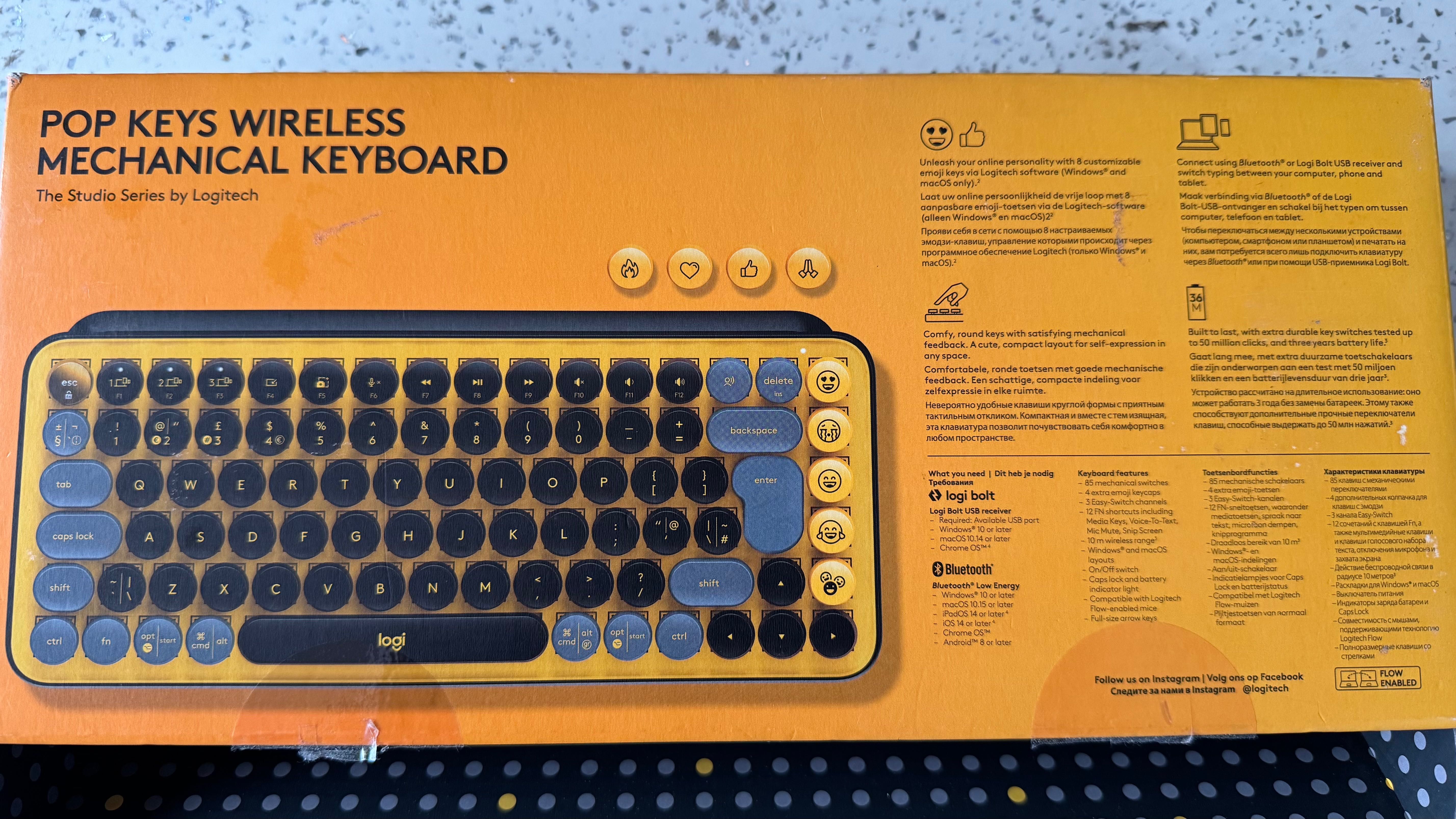 Logitech Pop Keys клавиатура