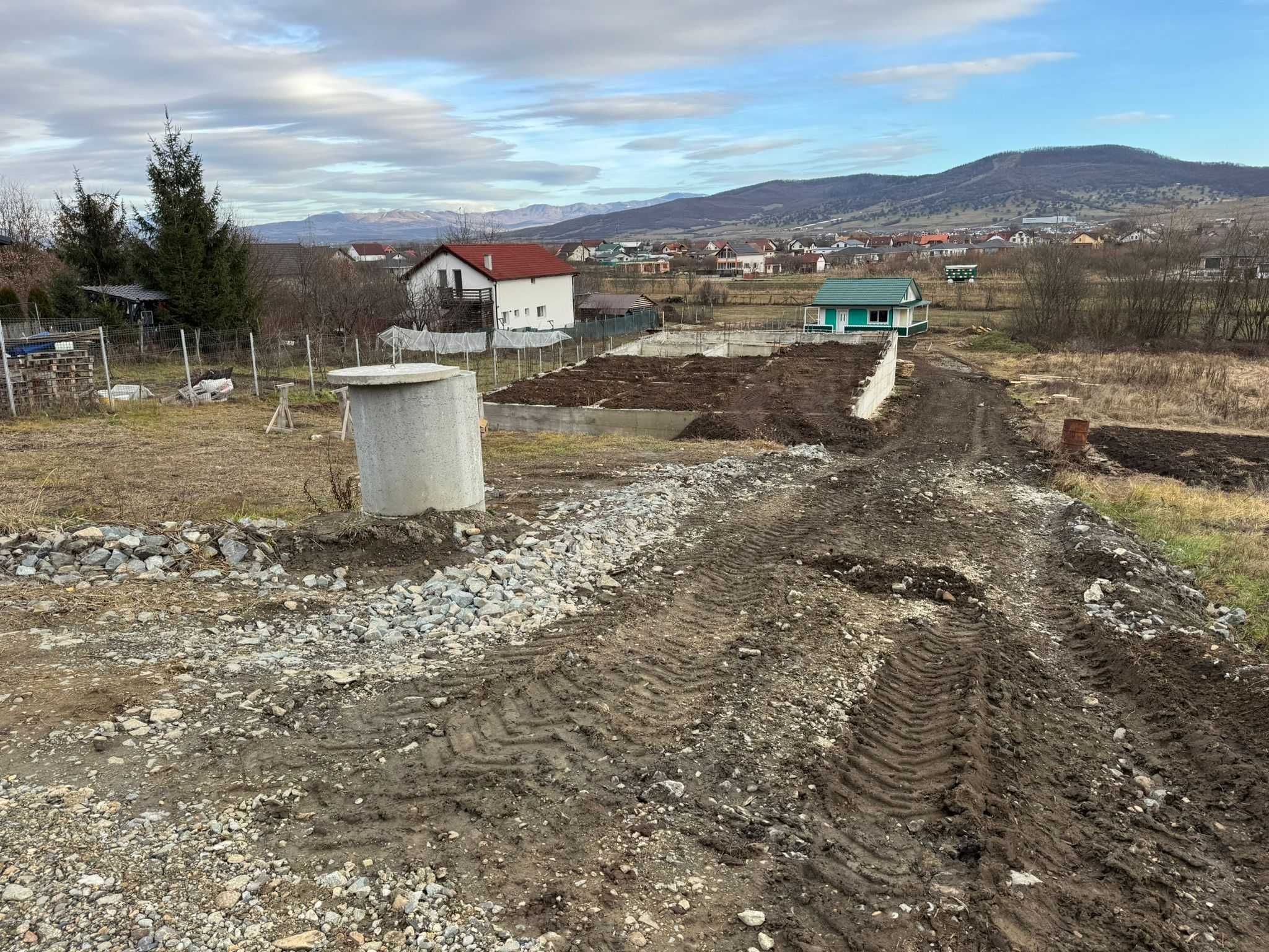 De vanzare teren cu constructie in curs