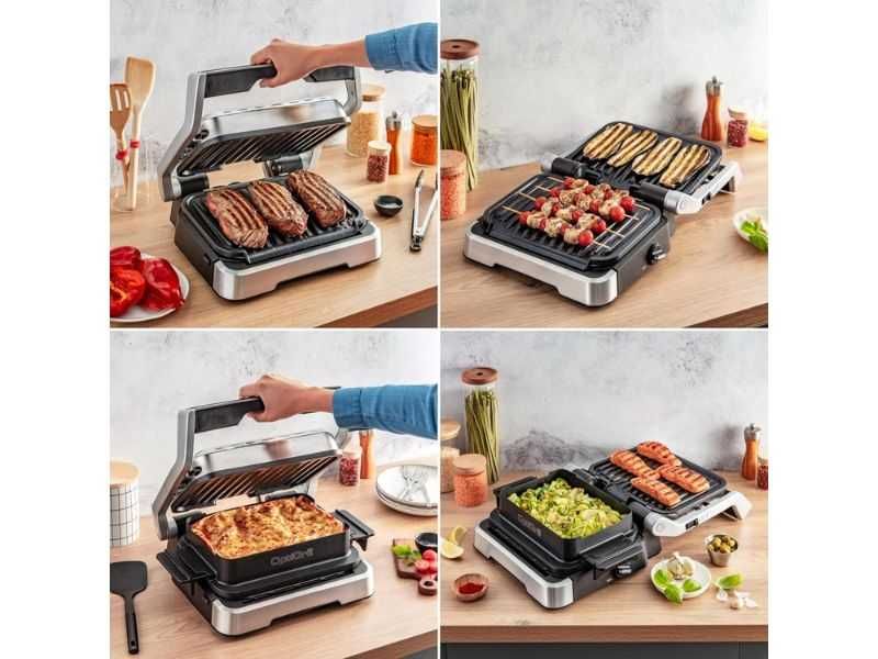 Електрическа Скара  4 в 1 с 9 Програми Tefal OptiGrill GC776D10