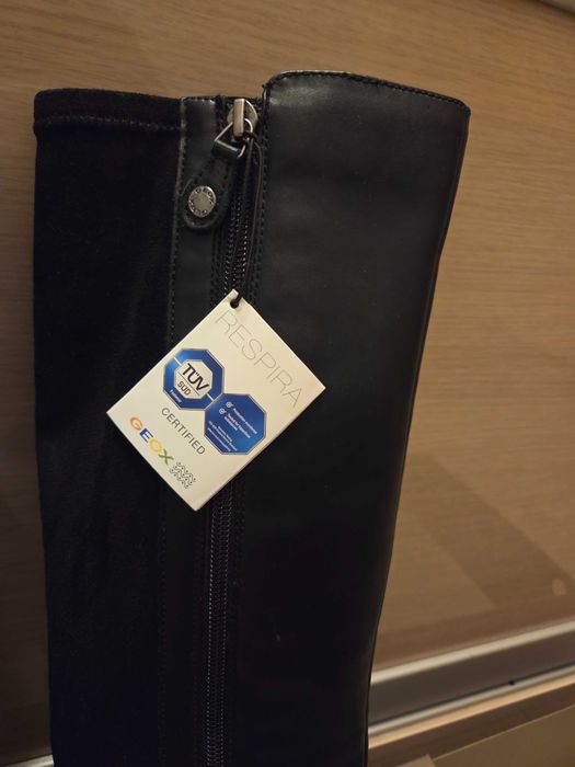 Намалени! Нови Geox Respira ботуши 39н ест. кожа с етикет