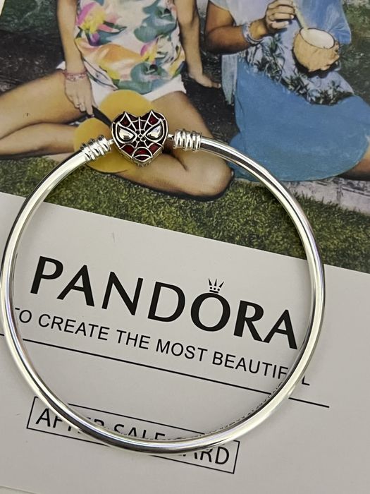 Bratara spider man argint