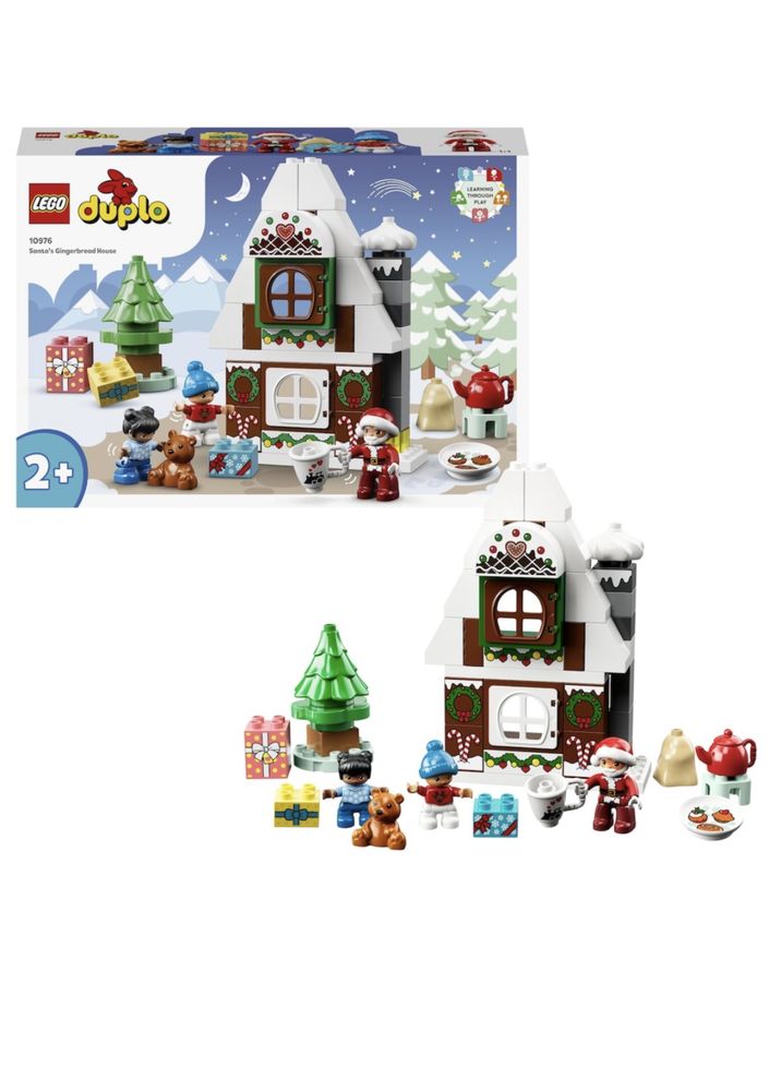 NOU sigilat LEGO® DUPLO®Casa din turtă dulce a lui Moș Crăciun 10976