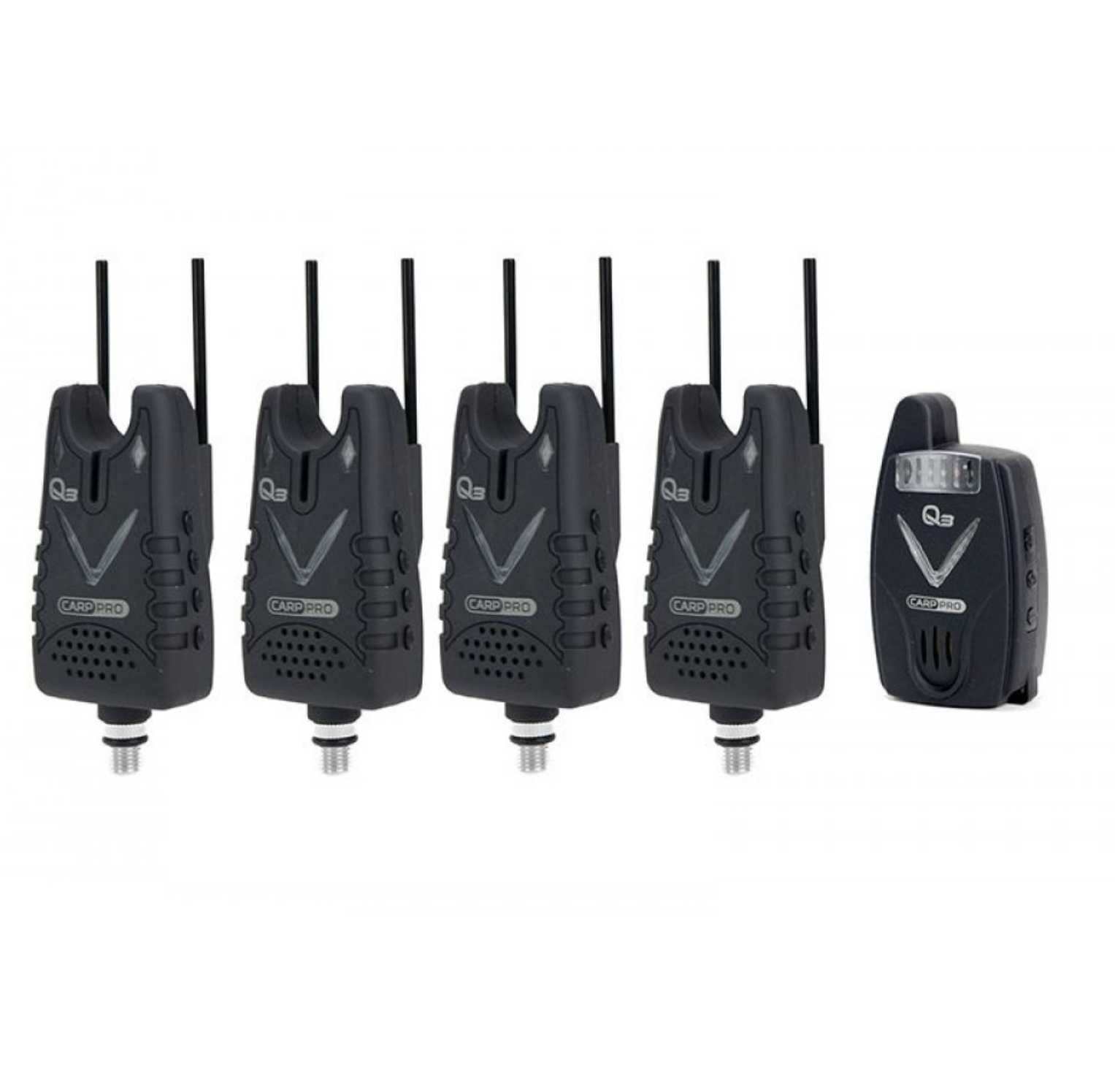 Сигнализатори Carp Pro Bite Alarm Q3 Set 4+1