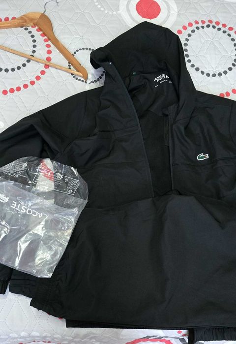 Lacoste Анцуг Черен Regular Fit