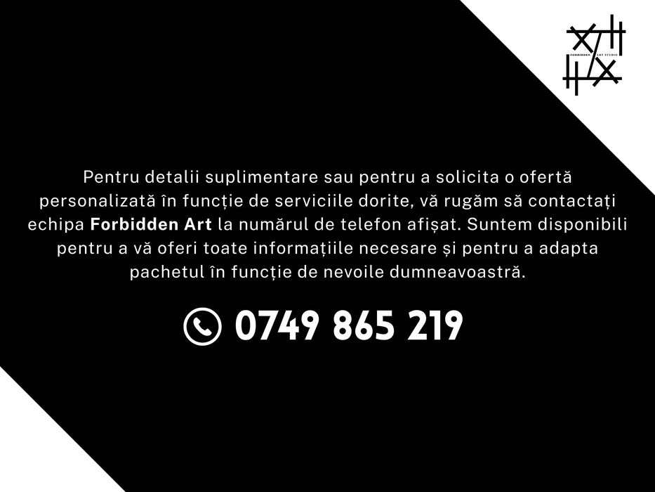 Oferta Servicii Web si Servicii Foto-Video FORBIDDEN ART STUDIO
