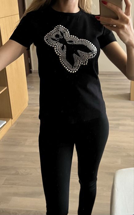 Черна тениска Patrizia Pepe