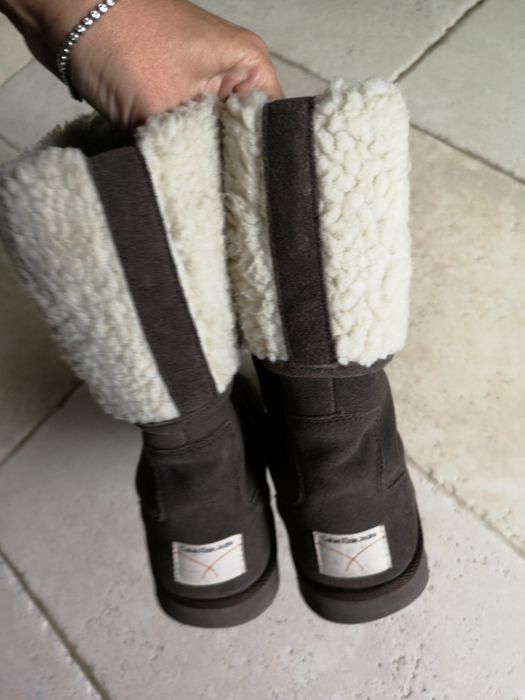 Cizme Ugg piele Calvin Klein