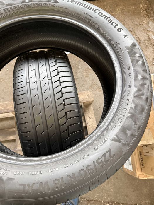 2x Anvelope Vara 225/50 R18 - Continental Premium Contact 6 XL cu stel