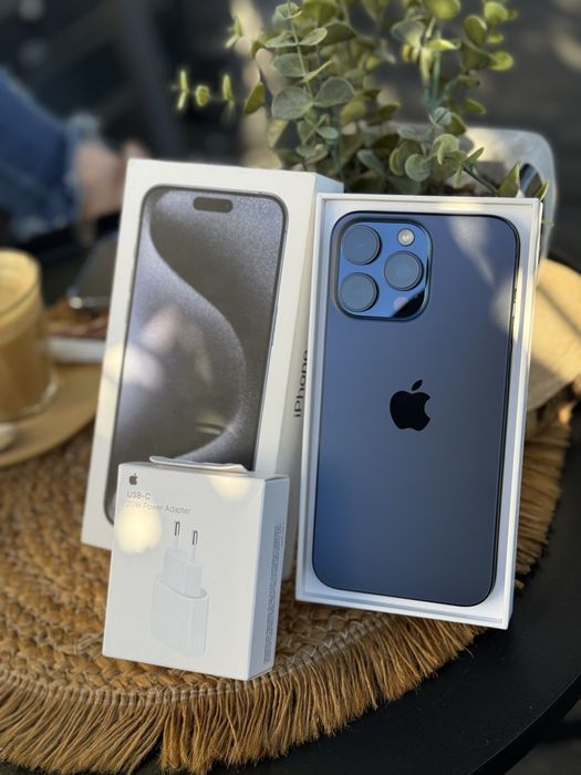 iPhone 15 PRO MAX Blue Titanium| Impecabil |256GB Factura-Neverlocked