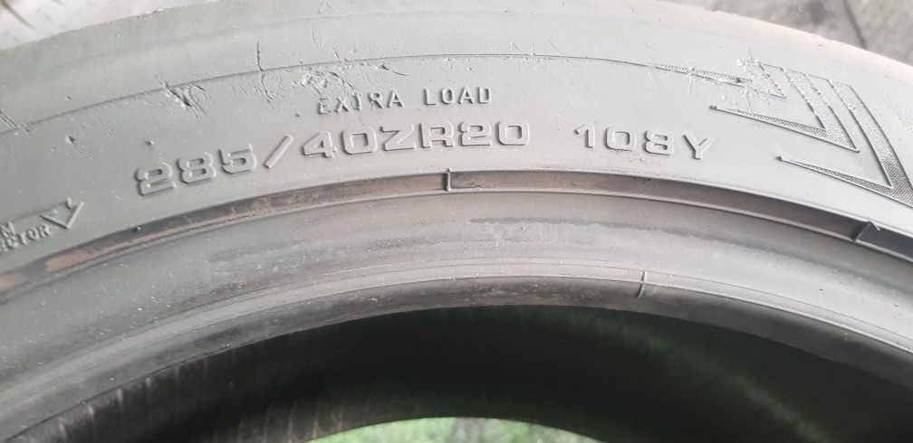 Anvelope 2x285 40 20 dunlop  dot 19 mm 5.7