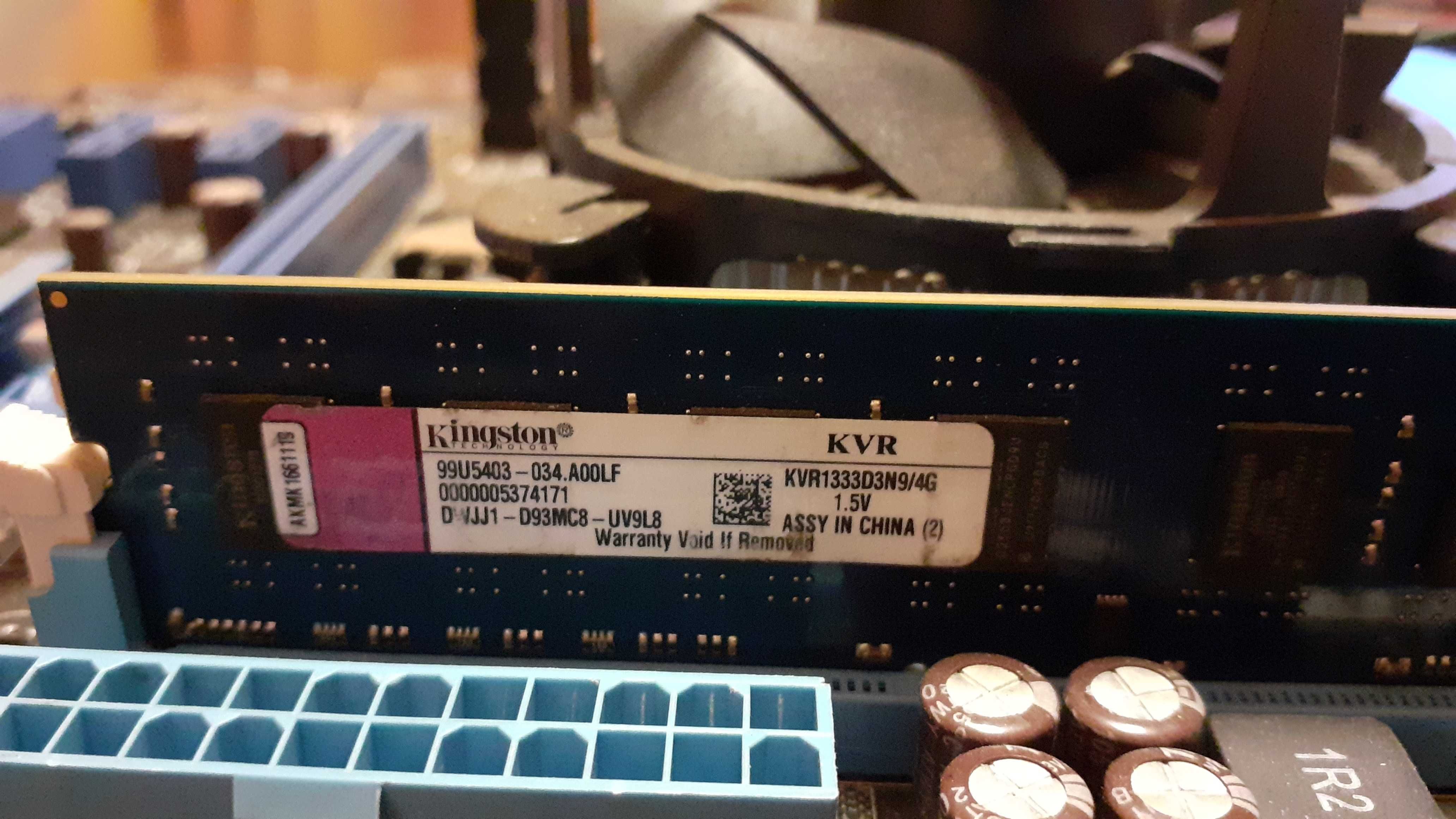 Дънна платка Asus H61 + CPU s.1155 + RAM 4gb