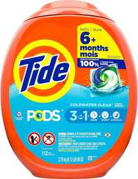 Капсулы для стирки Tide PODS 3-in-1 Clean, Clean Breeze! 112 капсул!