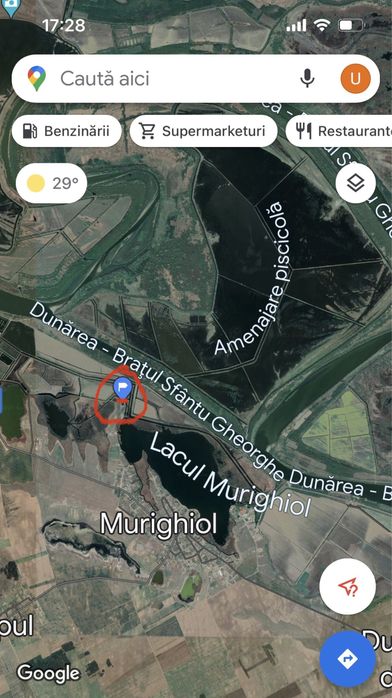 Teren Murighiol deschidere la apa