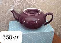 Чайник, фарфор,  650мл.