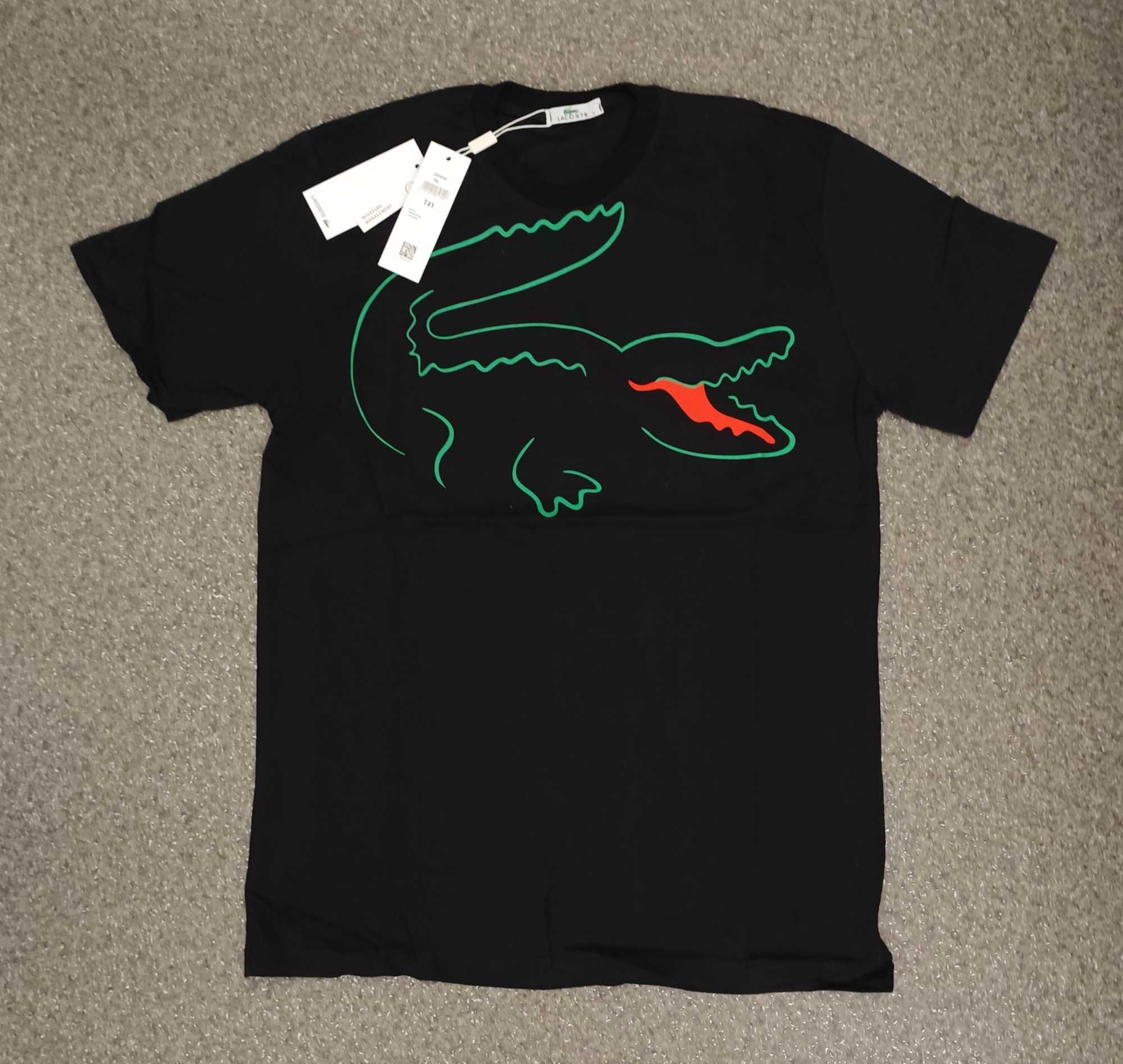 Нова детска мъжка тениска Lacoste памук 100%% фланелка блуза