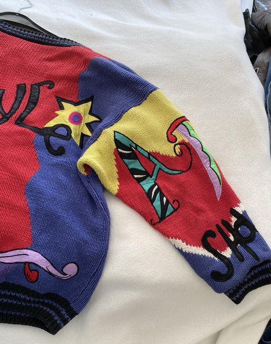 Произведение на изкуството! Pinup Плетено яке с подплата от Флорида.