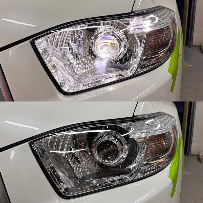 Ремонт фар, Bi led линзы (би лэд би лед) замена и установка bi led