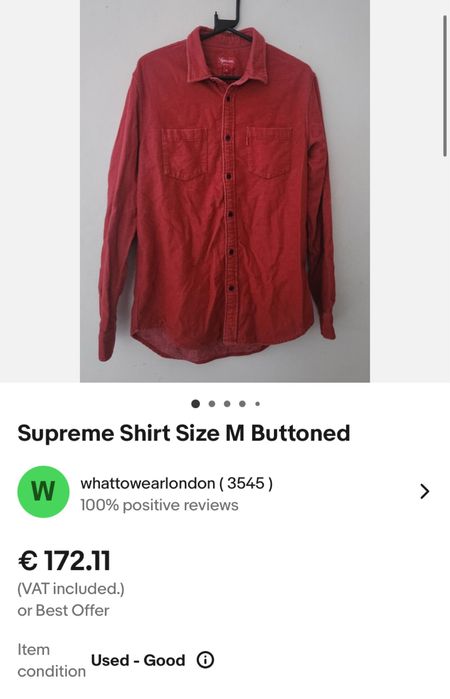 Риза Supreme New York, L размер