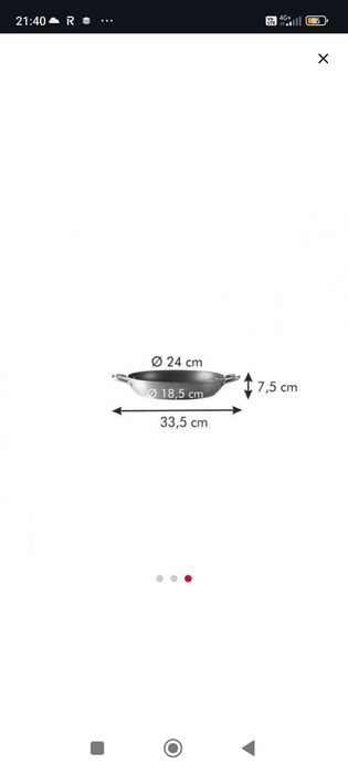 Дълбок тиган с дръжки Tescoma Grandchef 24 cm