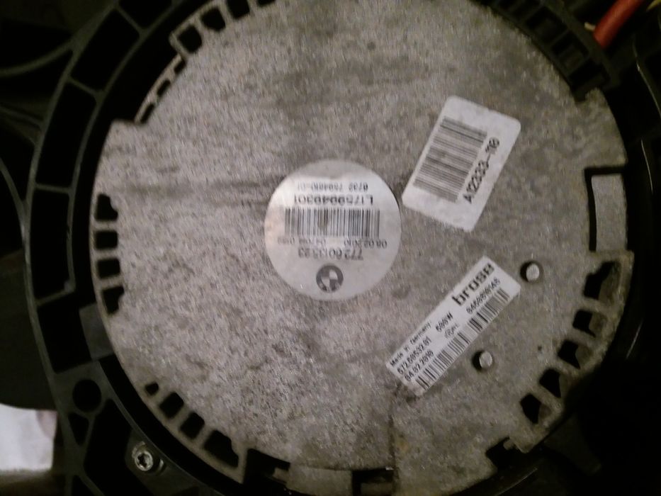 Electroventilator ventilator bmw f01 f02 f07 f10 f11 f06 f12 f13