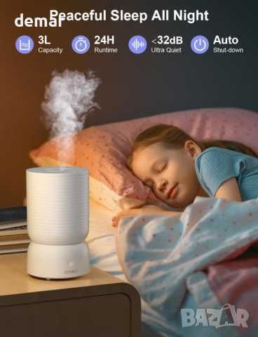 Интелигентен овлажнител CLEVAST, с горно пълнене 3 л Cool Mist