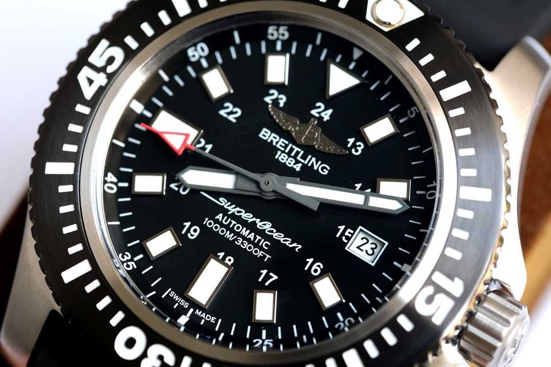 Aвтоматичен мъжки часовник Breitling Superocean Special Black