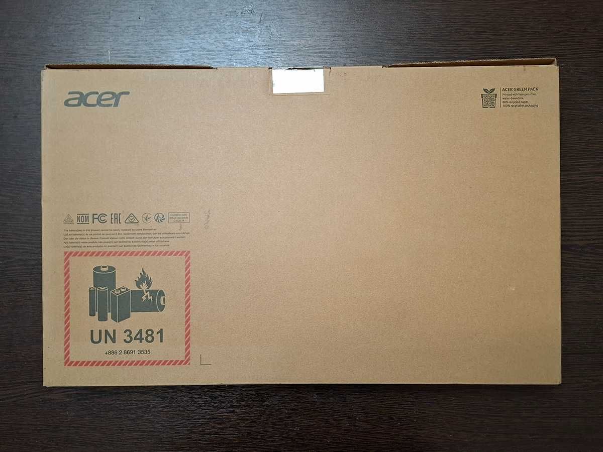 Ноутбук Acer, 15.6 FHD, Core i3, 4GB DDR4, 256GB SSD