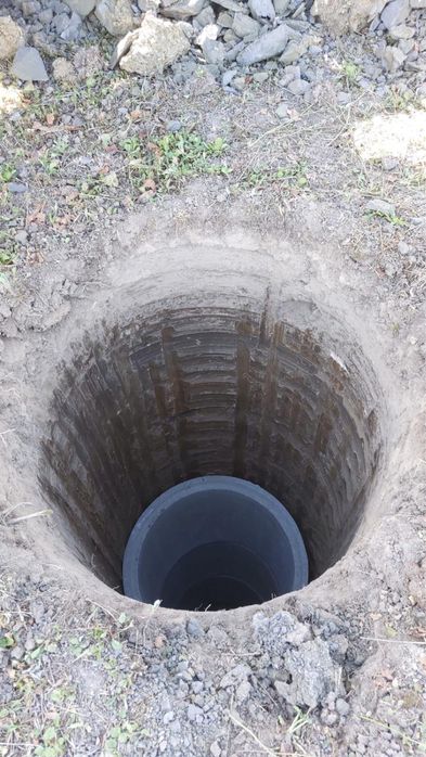 Foraj fantana la diametru de 1 m