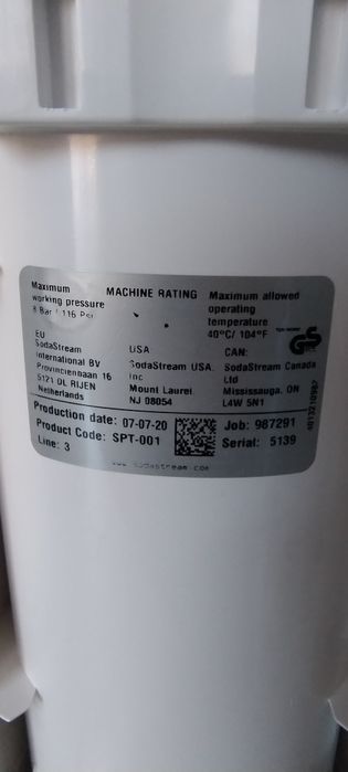 SodaStream Terra alb