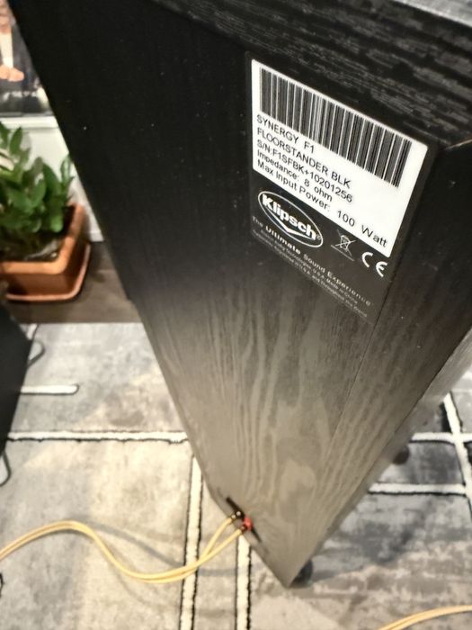 Boxe Klipsch Sinergy F1,100W RMS,93dB,36Kg/Pereche/38Hz