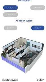 Продажа квартиры в ЖК Xonsaroy OCEAN сдача в конце 2024.