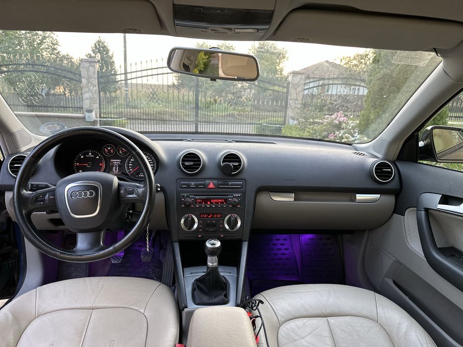 Audi a3 8p 1.9 bkc / Km reali / piele / led