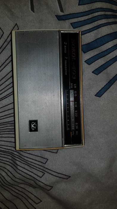 Radio rusesc pe tranzistori sokol 403