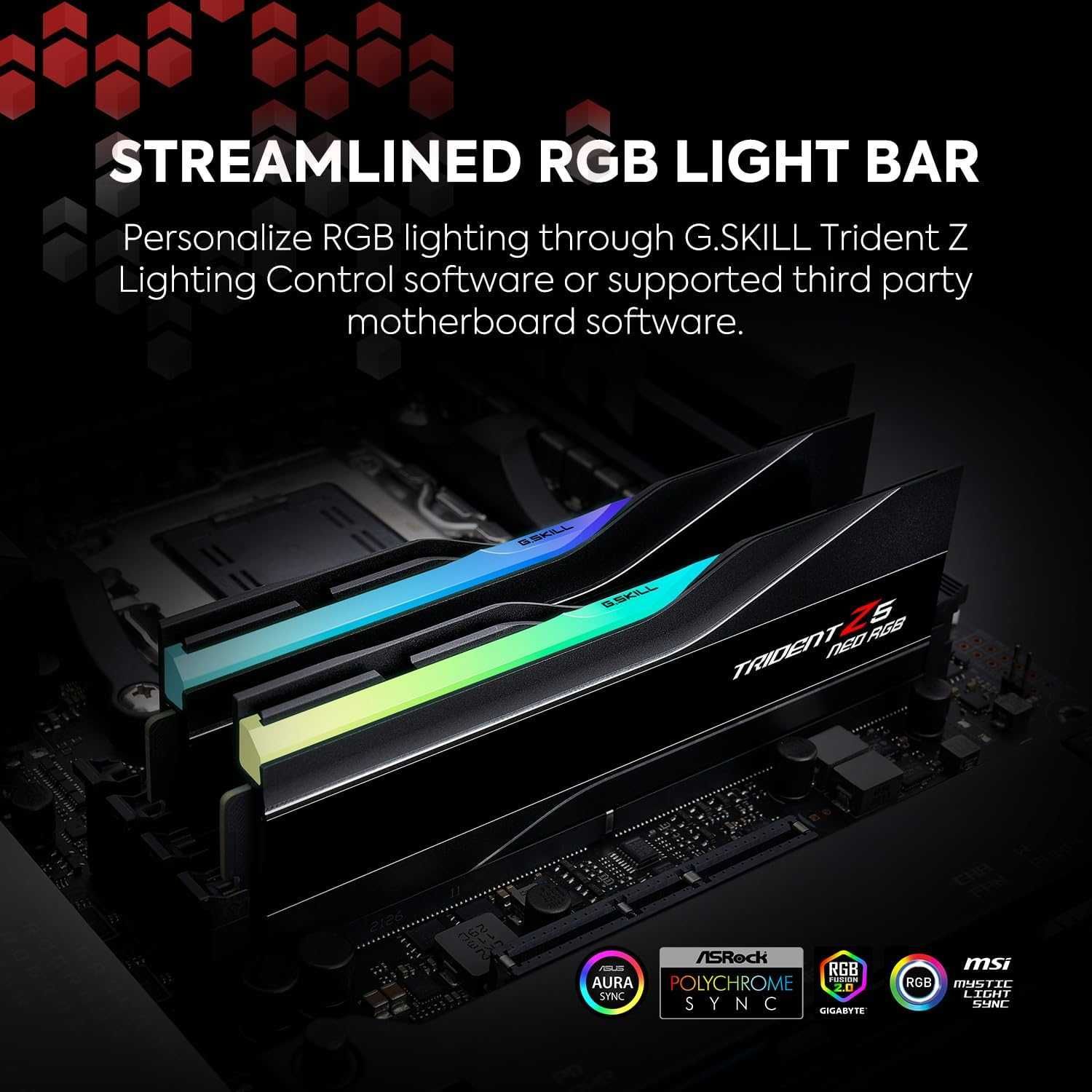 G.Skill Trident Z5 Neo RGB 48GB Kit of 2 x 24GB Modules DDR5-6400
