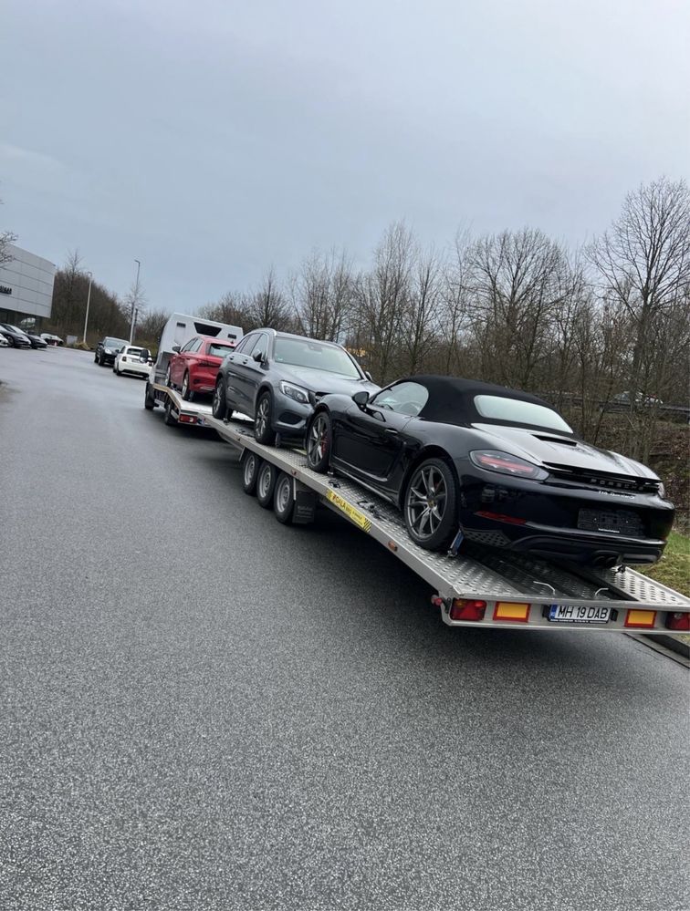 Transport auto pe platforma Germania Belgia Franta Olanda Danemarca