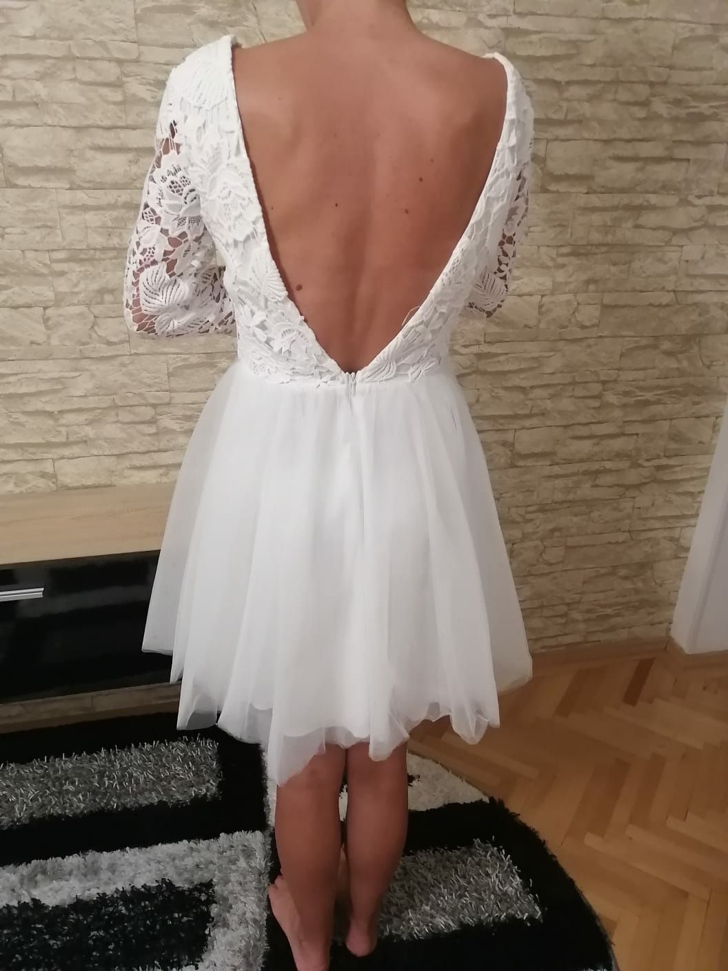 Rochie albă mărimea M