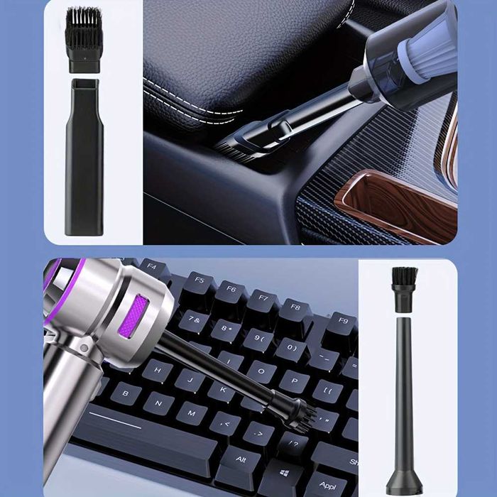 Безжична Преносима Прахосмукачка HL-121 – 4-в-1 за Автомобила, 16000PA