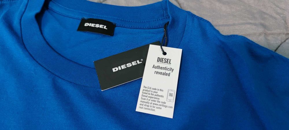 Diesel Тениска синя S