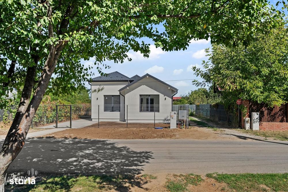 Casă nouă, parter, 500 mp teren  Siliștea Snagovului, la 500 m de lac!