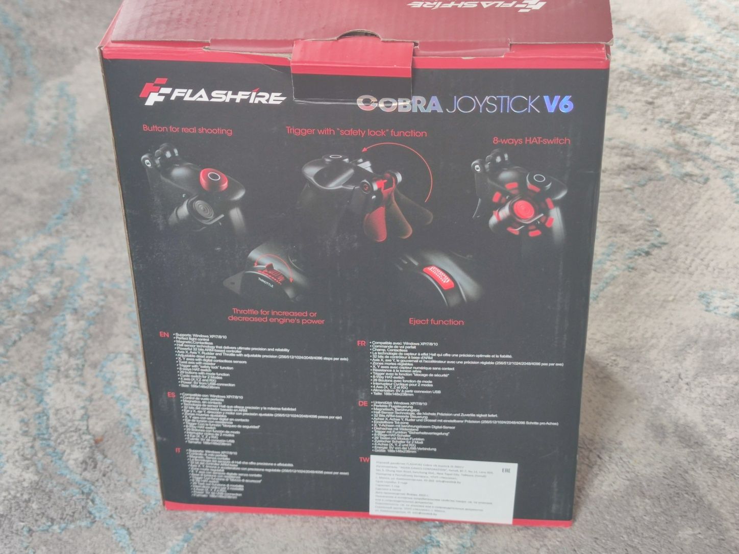 Джой FLASH FIRE Cobra joystick V6