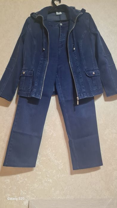Джинсовый костюм, размер50