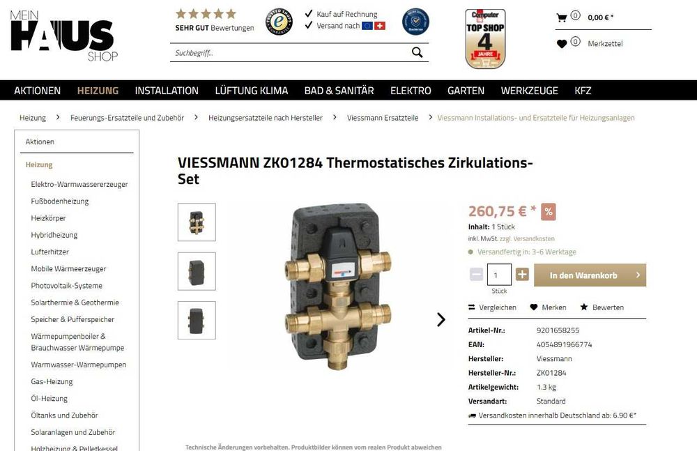 Set termostatic circulatie apa calda panouri solare