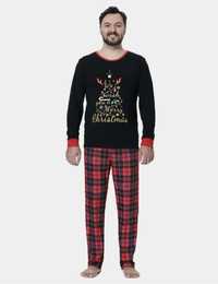 Pijama barbati motiv Craciun Merry Christmas L noua cu eticheta