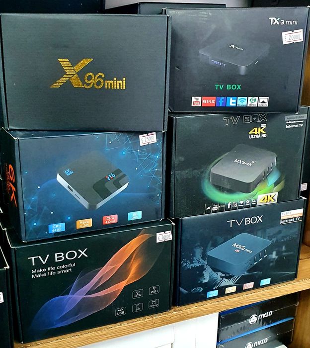 Смарт TV box андройд приставки