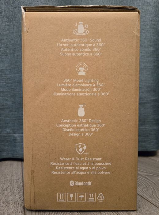 LG XBOOM 360° XO2 - Boxa portabila IP55, noua, garantie 2 ani